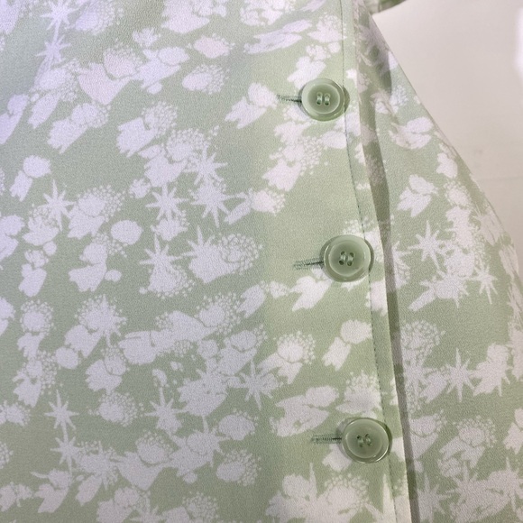💐 Leith Mint Green Floral Mini Dress Size XS - Picture 6 of 7
